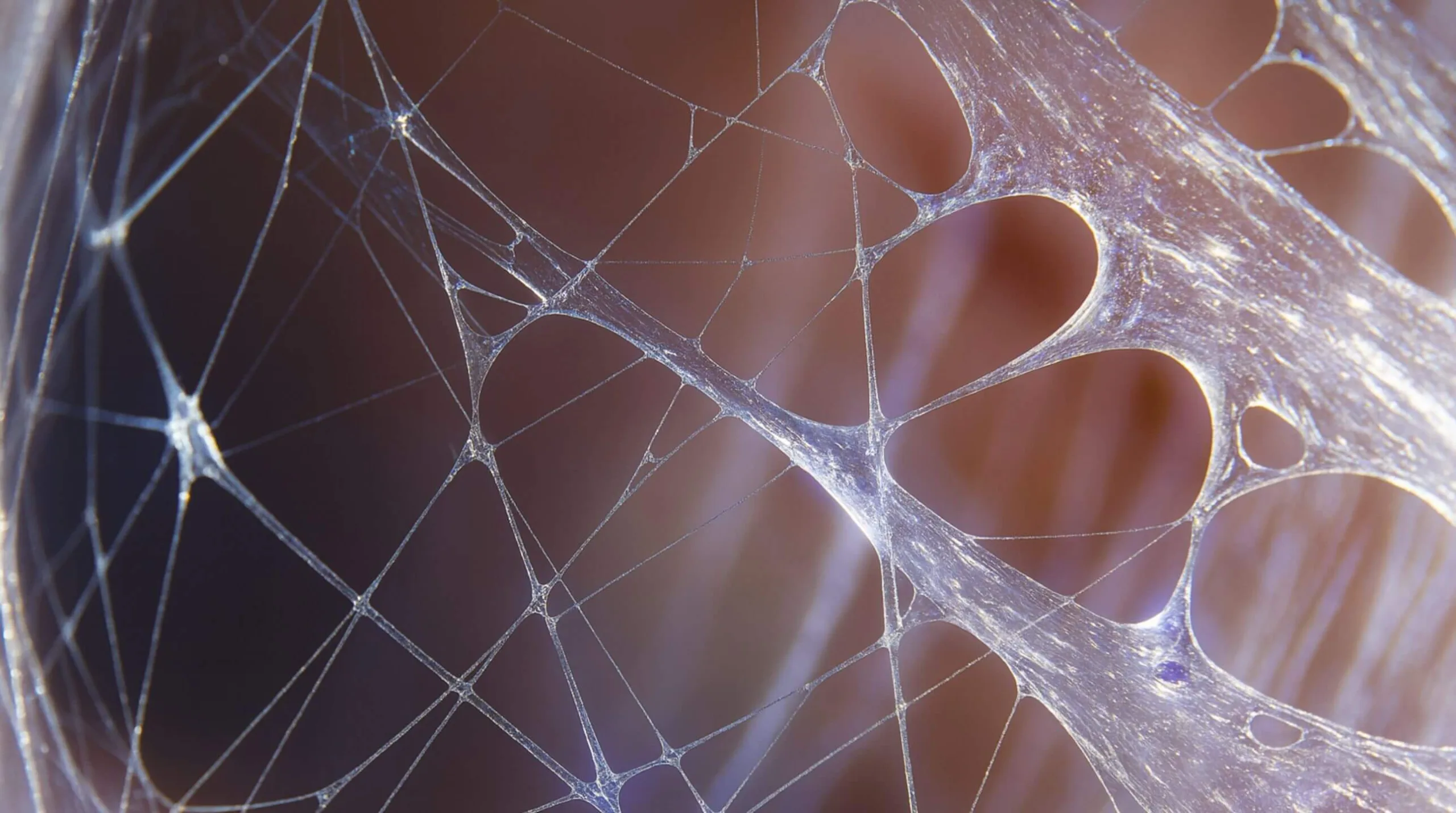 Illustration of fascia, the body's connective tissue network.